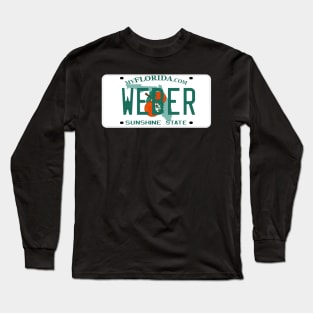 Florida Weber Grill License Plate Long Sleeve T-Shirt